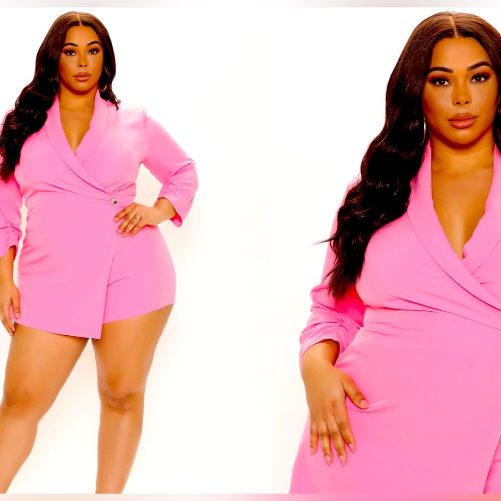 Pretty In Pink 💕 Skort Romper Plus Size 2x